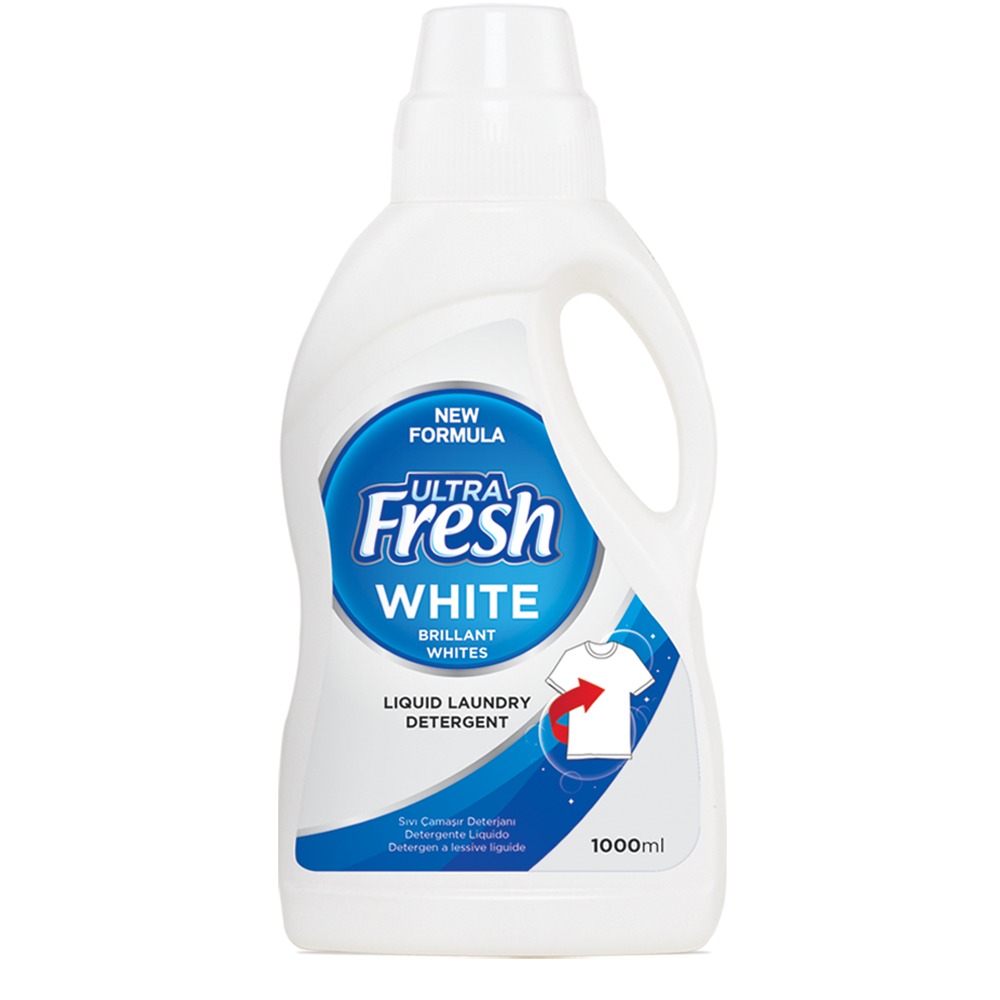 Turgiene UltraFresh Liquid Laundry Detergent for Whites 1000ML QTY 12
