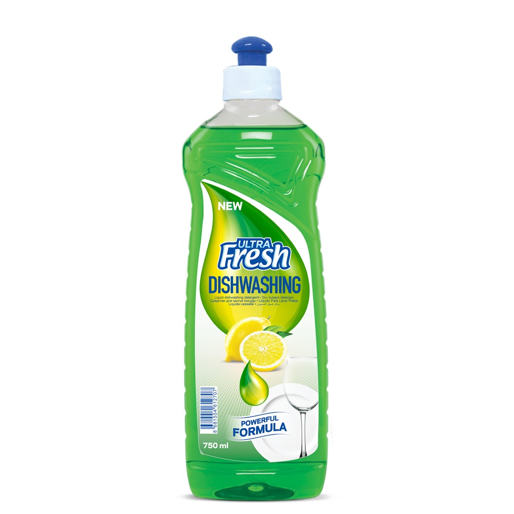 Turgiene UltraFresh Liquid Dish Detergent 750ML QTY 12